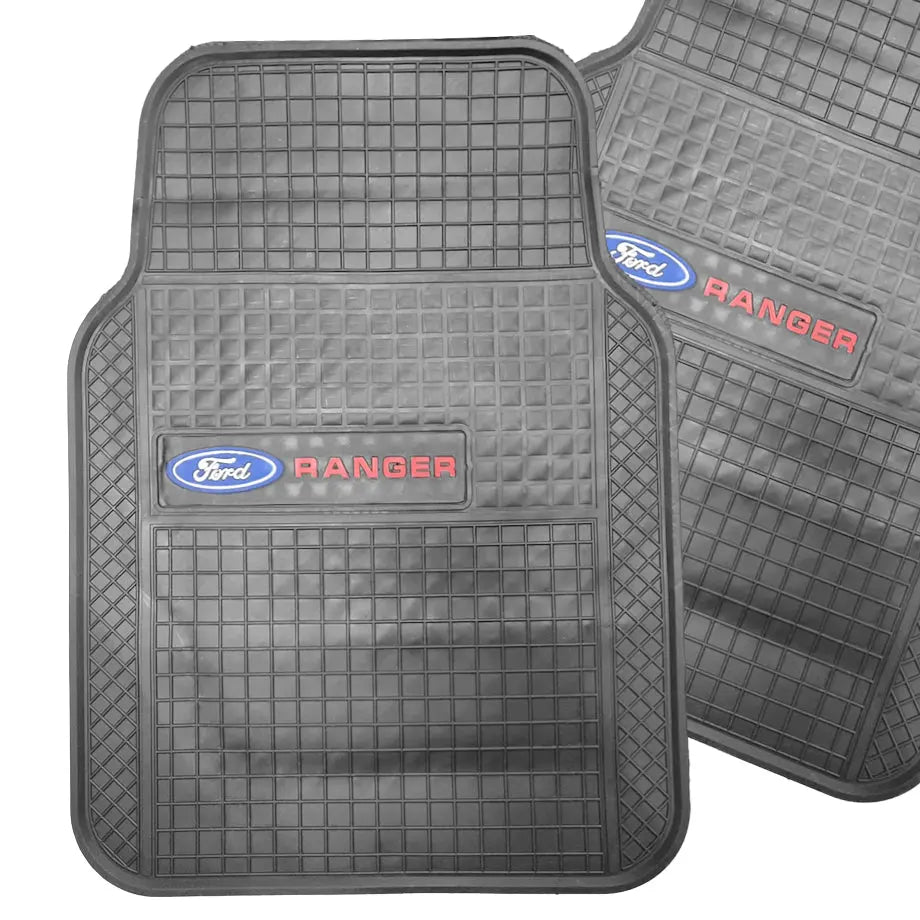 Universal Ford Ranger Non-Slip Rubber Floor Mats (5-Piece)