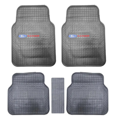 Universal Ford Ranger Non-Slip Rubber Floor Mats (5-Piece)
