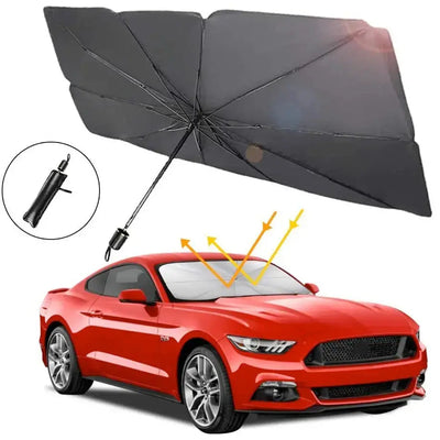 Universal Umbrella Style Sun Shade Window Visor  - Large