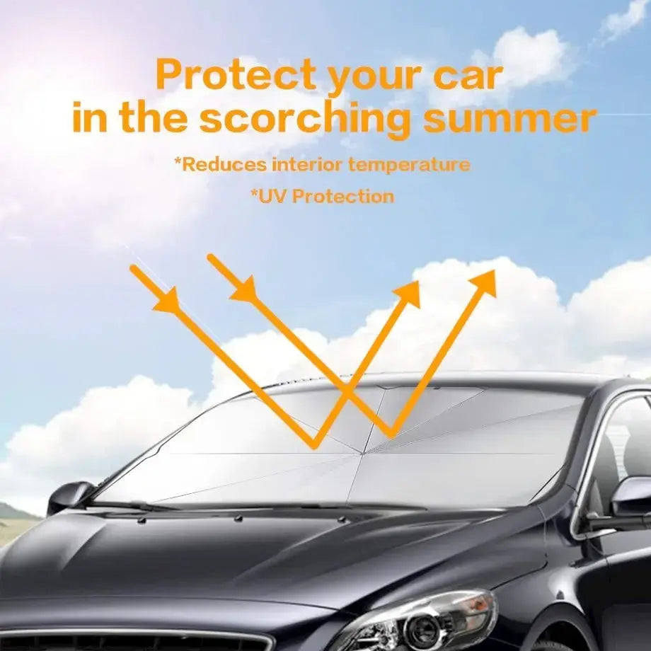 Universal Umbrella Style Sun Shade Window Visor  - Large