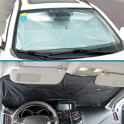 Universal Umbrella Style Sun Shade Window Visor - Small