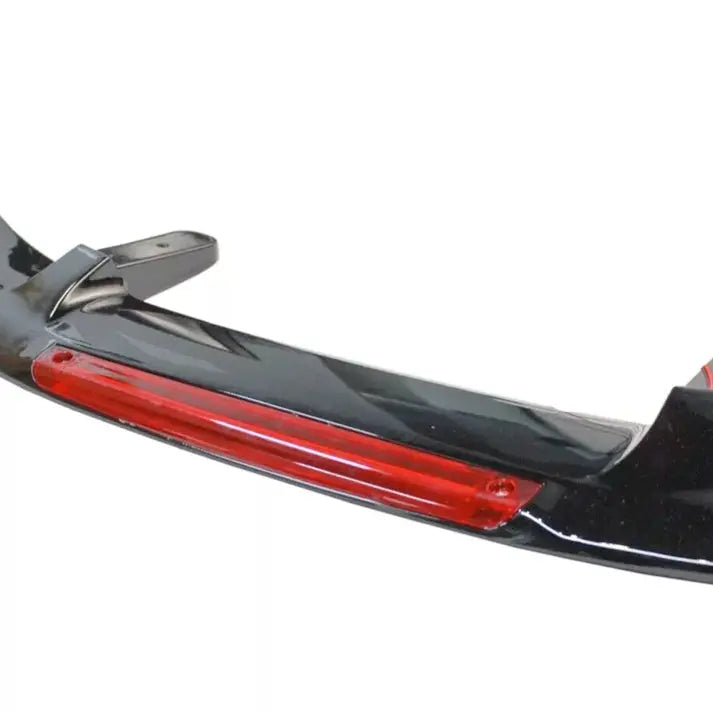 Universal GT-Style Gloss Black Hatchback Roof Spoiler With Brake Light