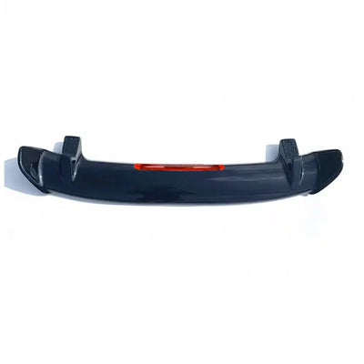 Universal Gloss Black Hatchback Roof Spoiler With Brake Light