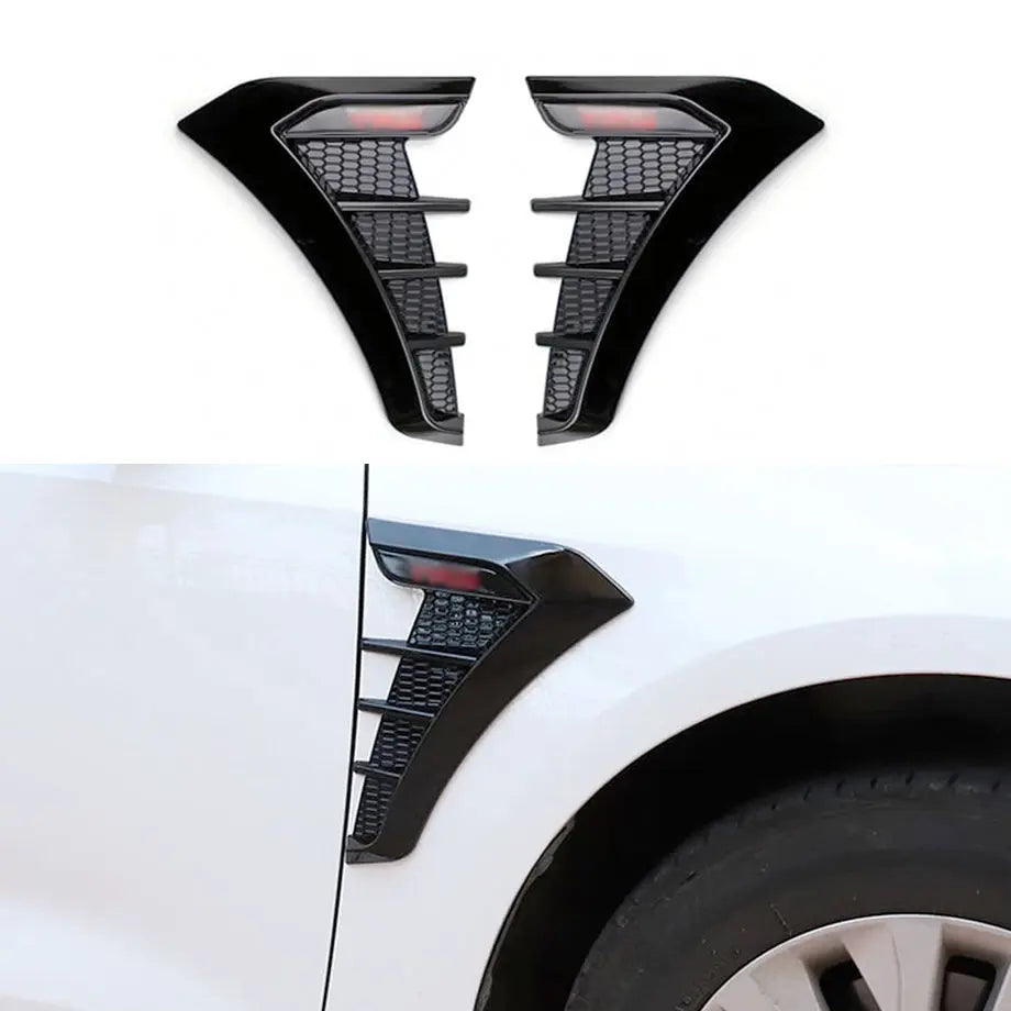 Universal M-Sport Style Gloss Black Side Fender Vent (Pair)