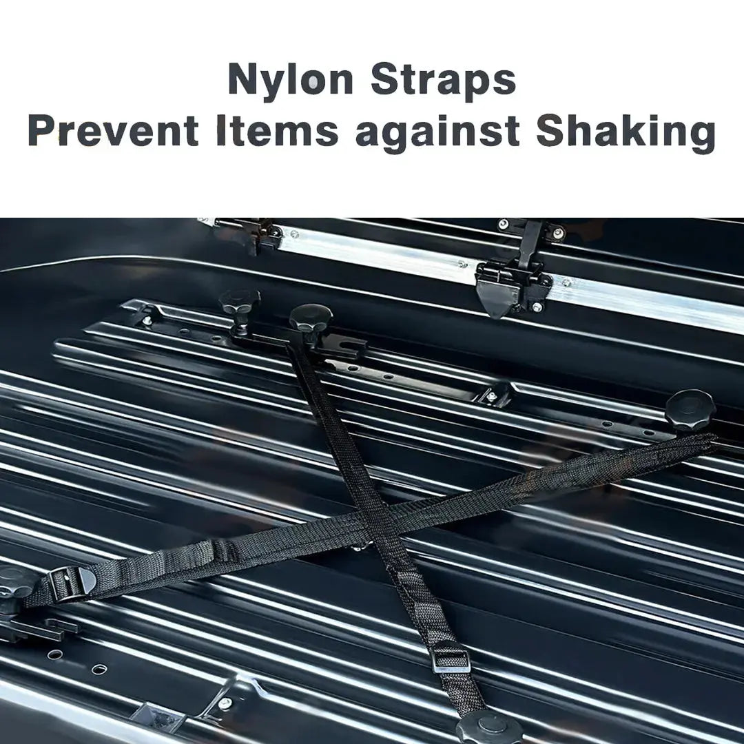 Universal Gloss Black Roof Storage Box - 420L