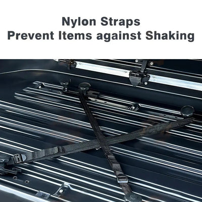 Universal Gloss Black Roof Storage Box - 420L