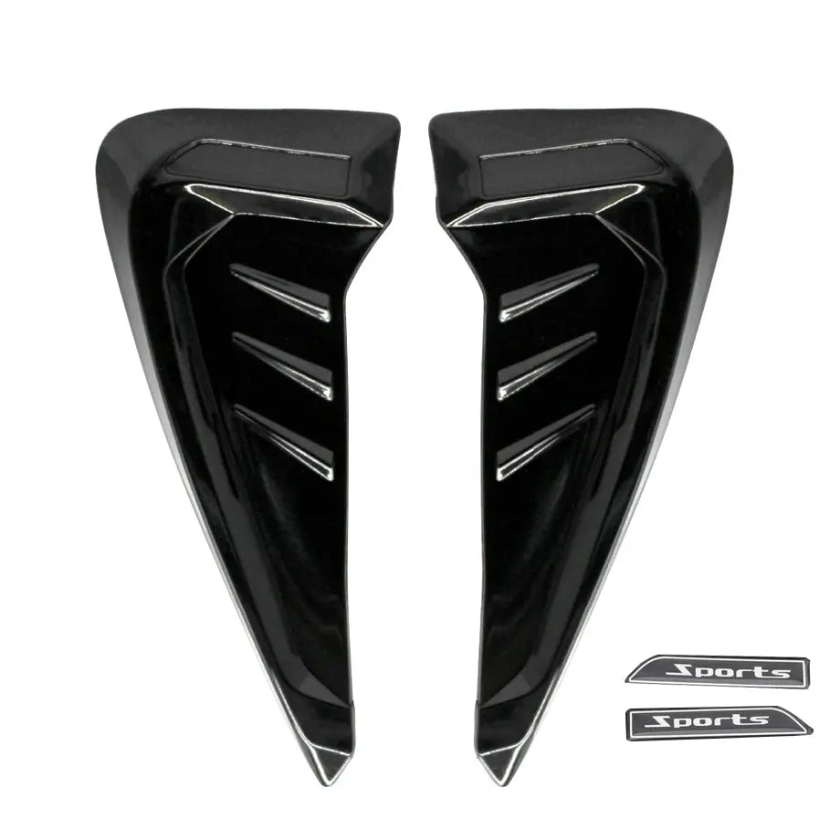 Universal Gloss Black Side Fender Vent (Pair)