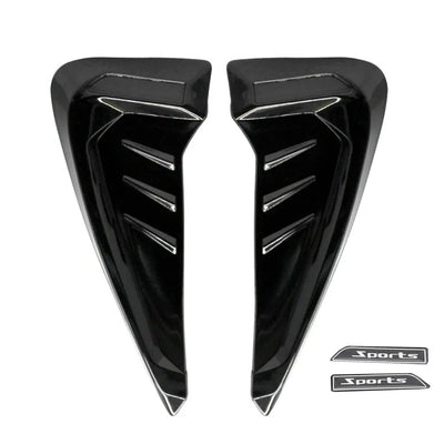 Universal Gloss Black Side Fender Vent (Pair)