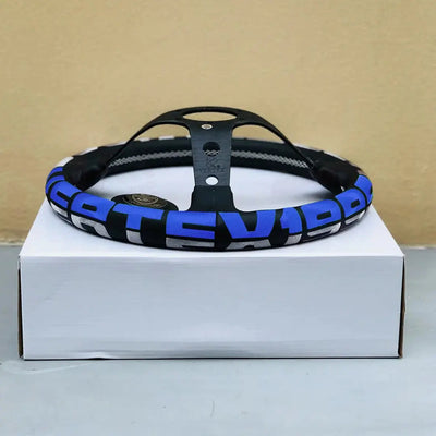 Universal JDM Aluminium Vertex Drift Style Sports Steering Wheel (320mm)