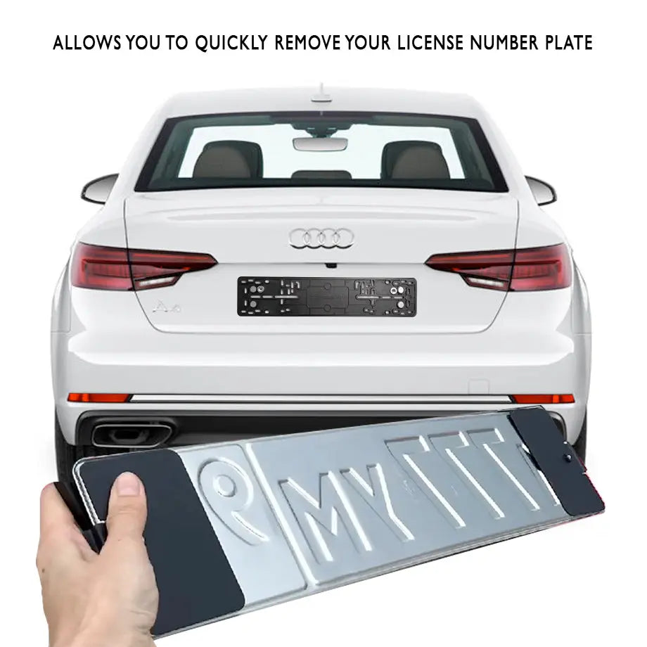 Universal Magnetic Quick Release Number Plate Holder