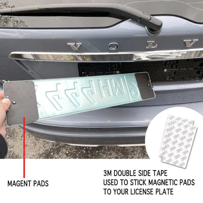 Universal Magnetic Quick Release Number Plate Holder