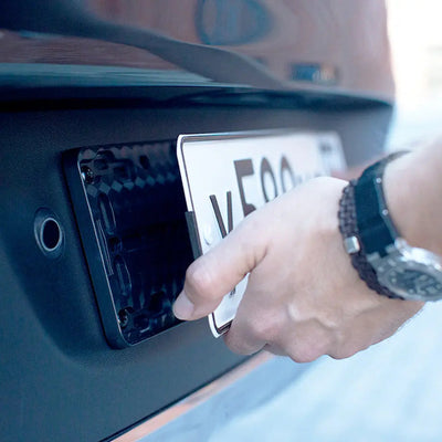 Universal Magnetic Quick Release Number Plate Holder