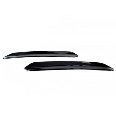 Universal Oettinger Style Gloss Black Roof Spoiler Winglet Extension - 2 Piece