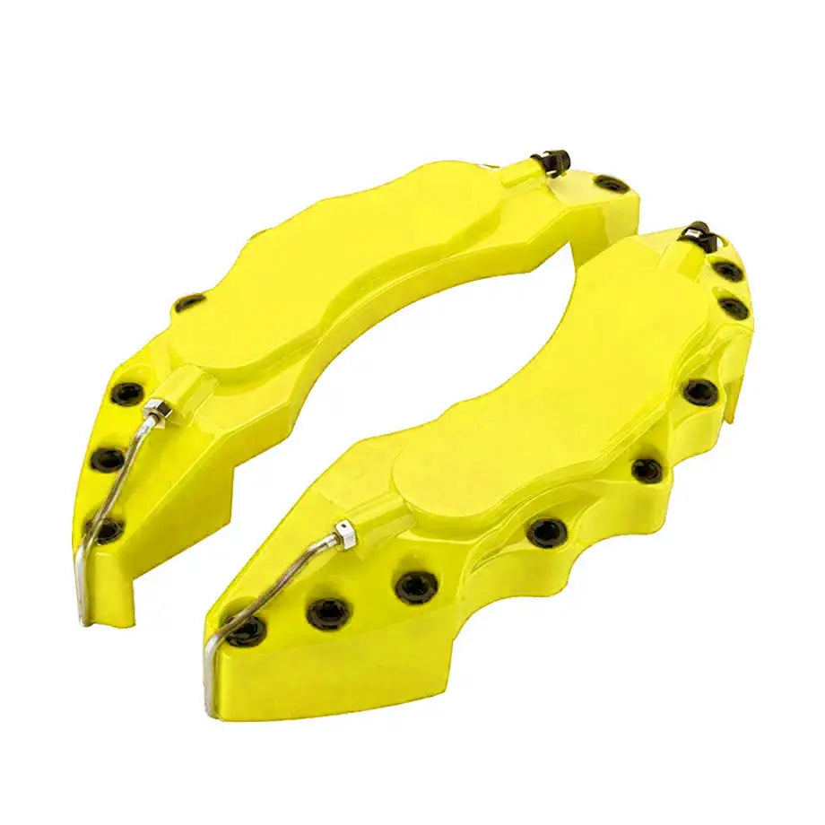 Universal Plastic Brake Caliper Covers - Yellow (Large)