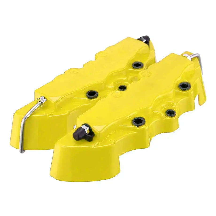 Universal Plastic Brake Caliper Covers - Yellow (Small)