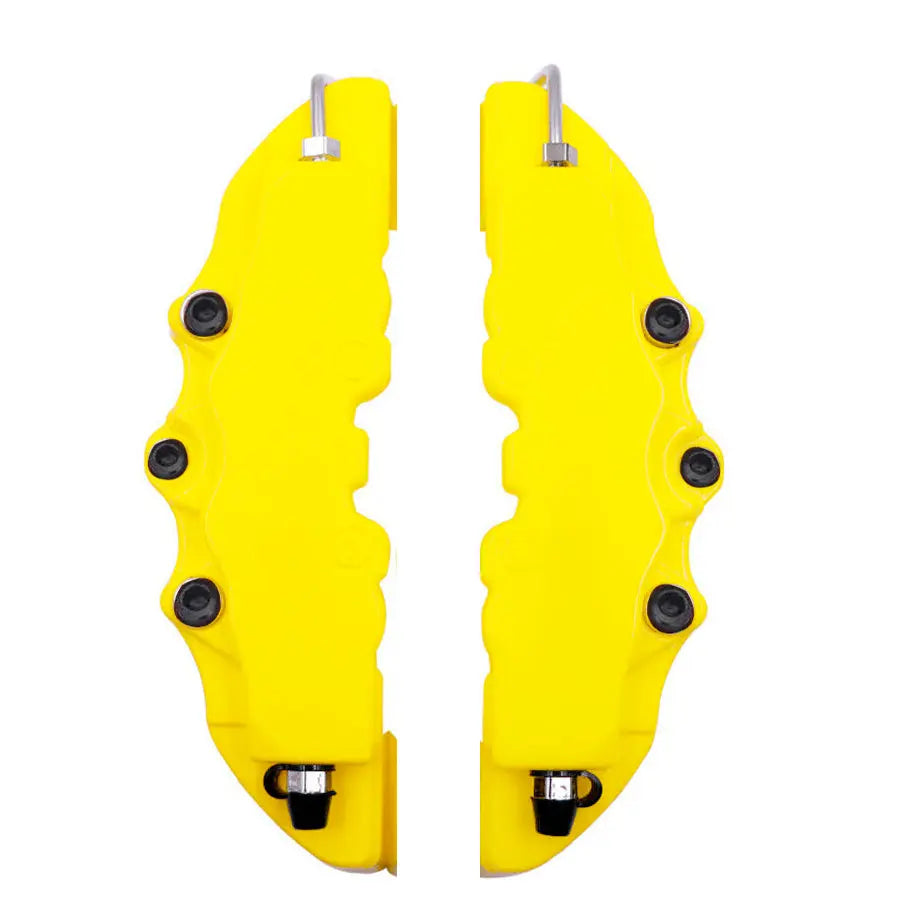 Universal Plastic Brake Caliper Covers - Yellow (Small)