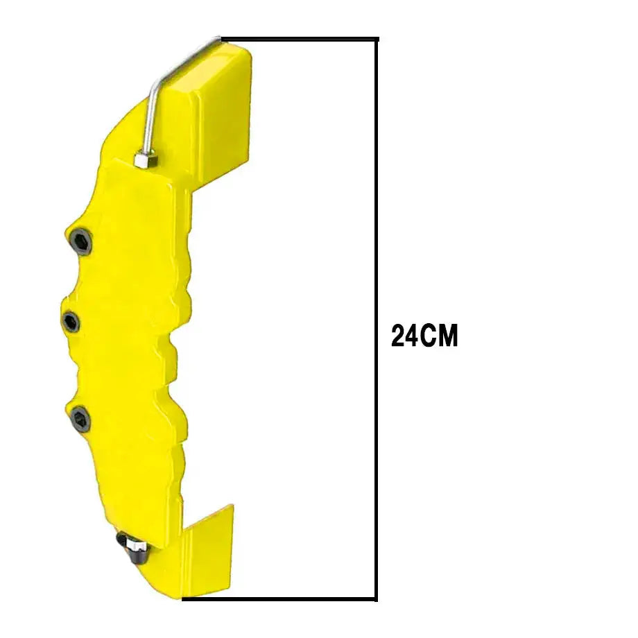 Universal Plastic Brake Caliper Covers - Yellow (Small)