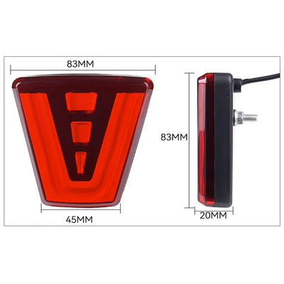 Universal Triangular F1 Style LED Brake Light - Type B