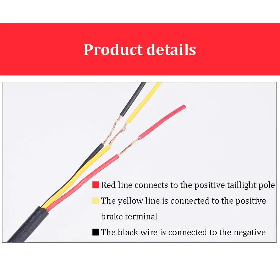 Universal Triangular F1 Style LED Brake Light - Type B