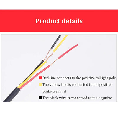 Universal Triangular F1 Style LED Brake Light - Type B