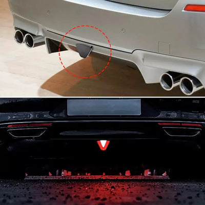 Universal Triangular F1 Style Smoked Black LED Brake Light - Type C