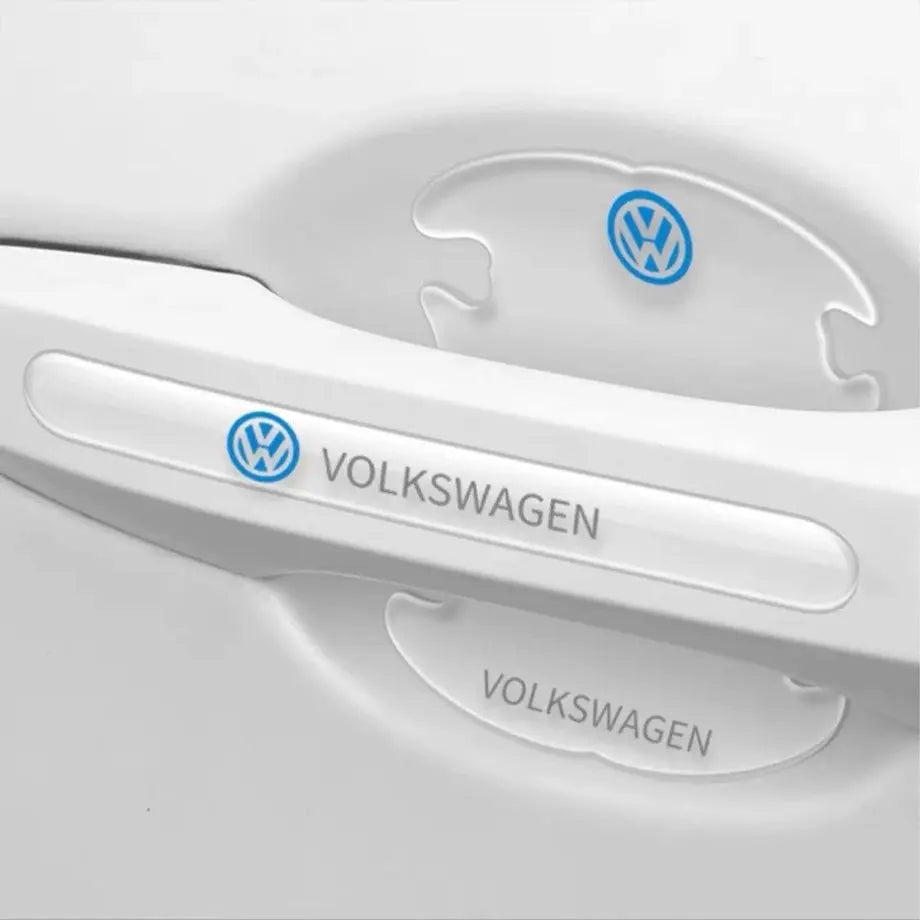 Universal VW Transparent Silicone Door Handle Cover Protector Set (8pc)