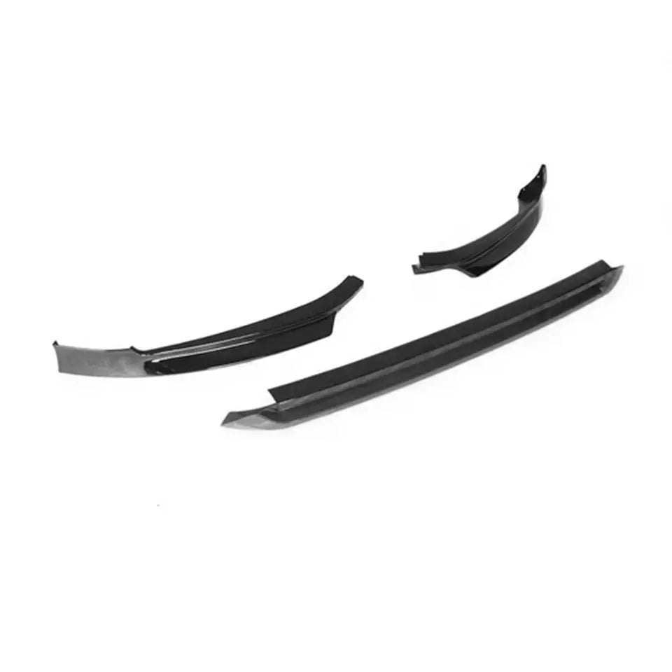 VW Polo 8 AW (18-22) ABT Style Gloss Black 3-Piece Front Spoiler