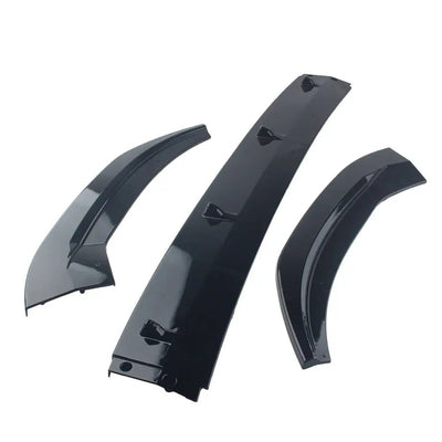 VW Polo 8 Life (23-On) 3-Piece Maxton Style Gloss Black Front Spoiler