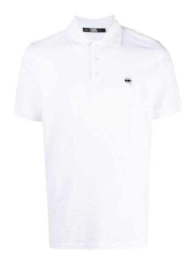 Karl Lagerfeld Ikonik 2.0 embroidered polo shirt