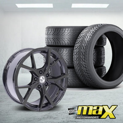 19 Inch MX498 Golf 8R Style Wheel & Tyre Combo -  5x112 PCD