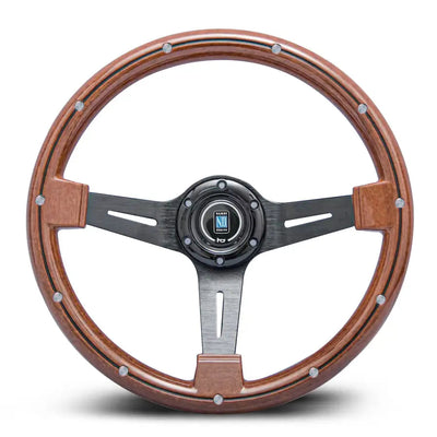 Wood Grain Look Drift Style Steering Wheel (350mm)