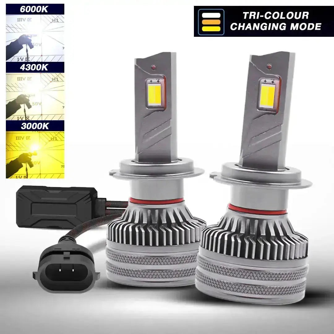 X8 3-Colour LED Canbus Bulbs - H8