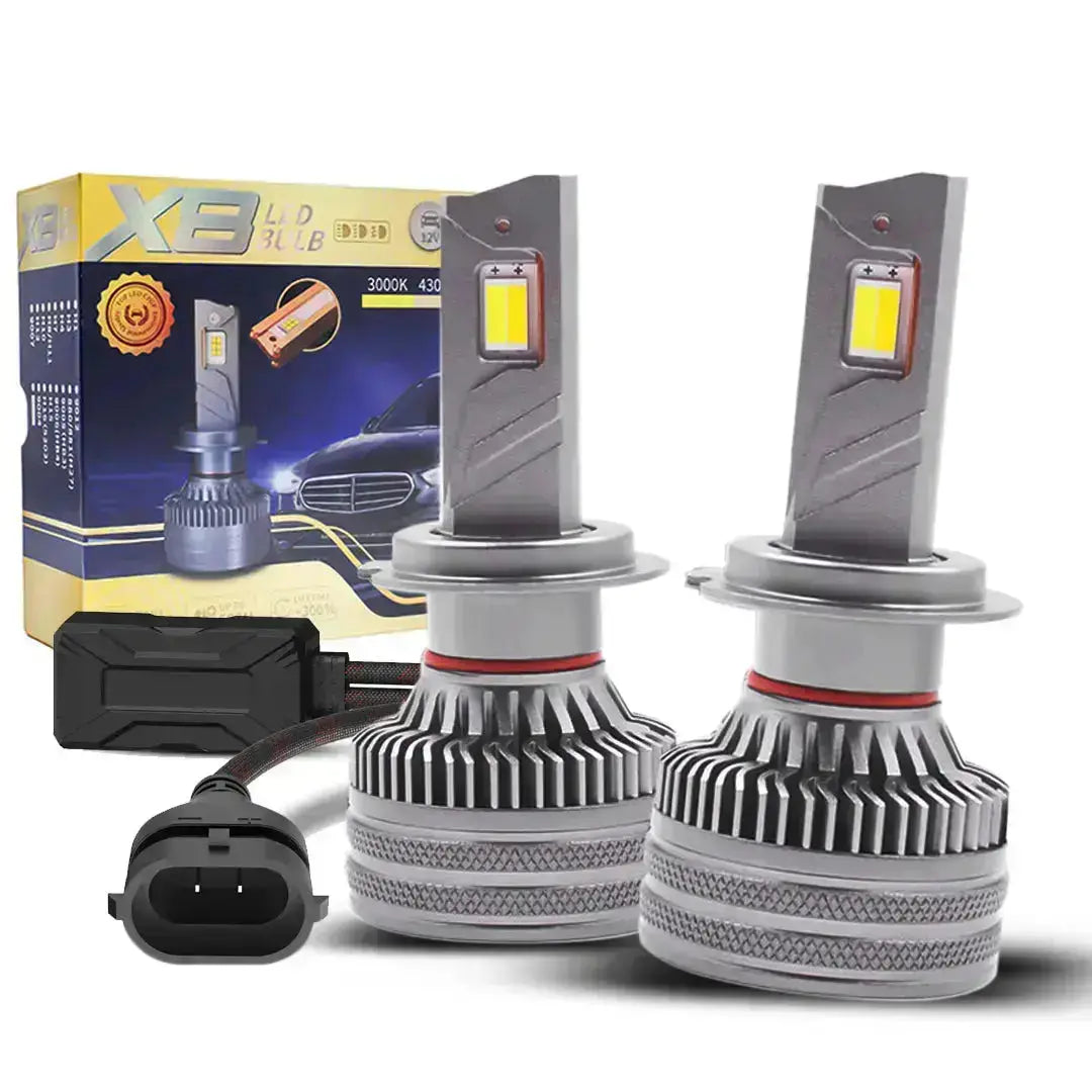 X8 3-Colour LED Canbus Bulbs - 9006
