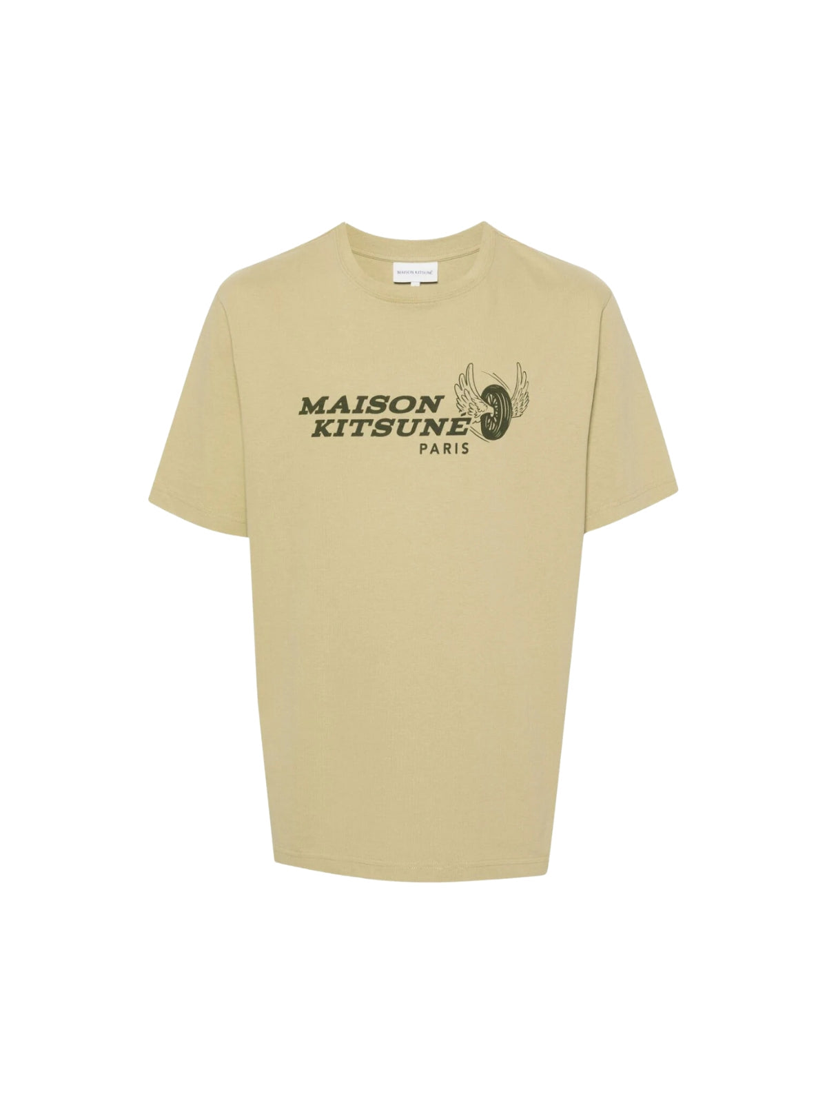Maison Kitsune T-Shirt Racing Wheels Comfort Canvas