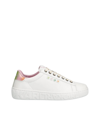 Karl Lagerfeld Sneaker Ladies Kupsole Kube Charm White