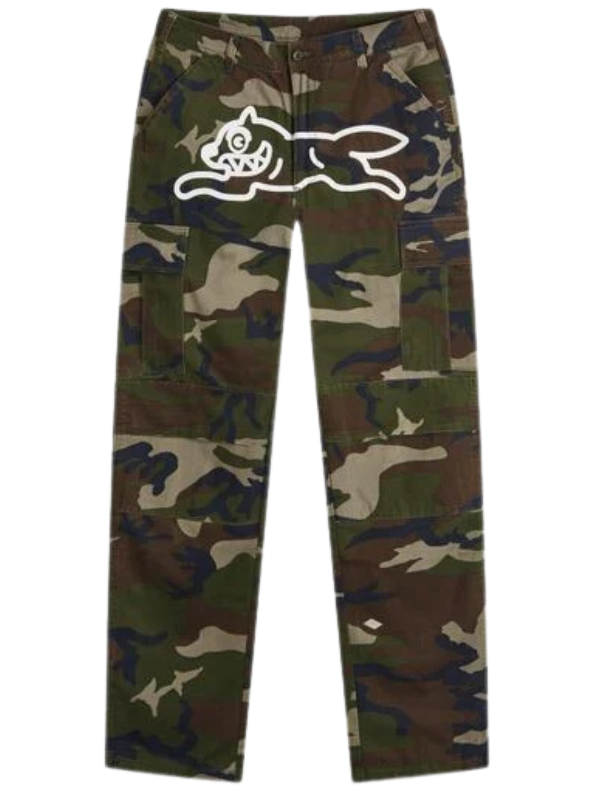 Ice-Cream Cargo Pants Running Dog Camo