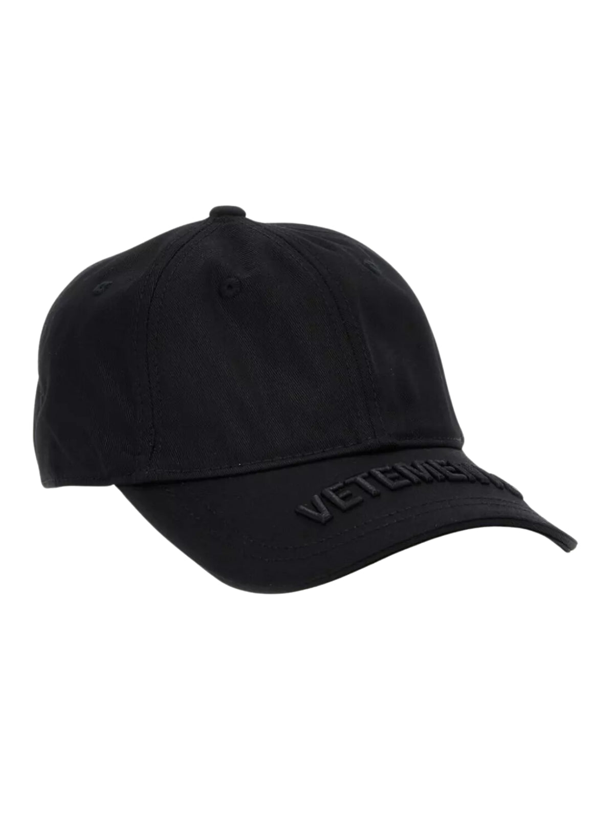 Vetements Cap Blackout Logo Black
