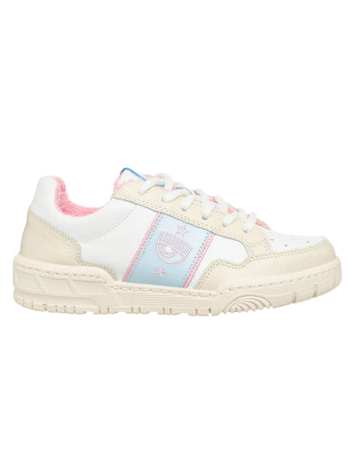 Chiara Ferragni Sneaker White Fog Baby Blue Heath