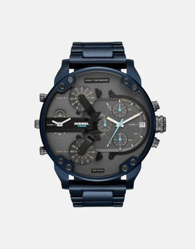 Diesel Mr Daddy 2.0 Blue S.Steel Watch