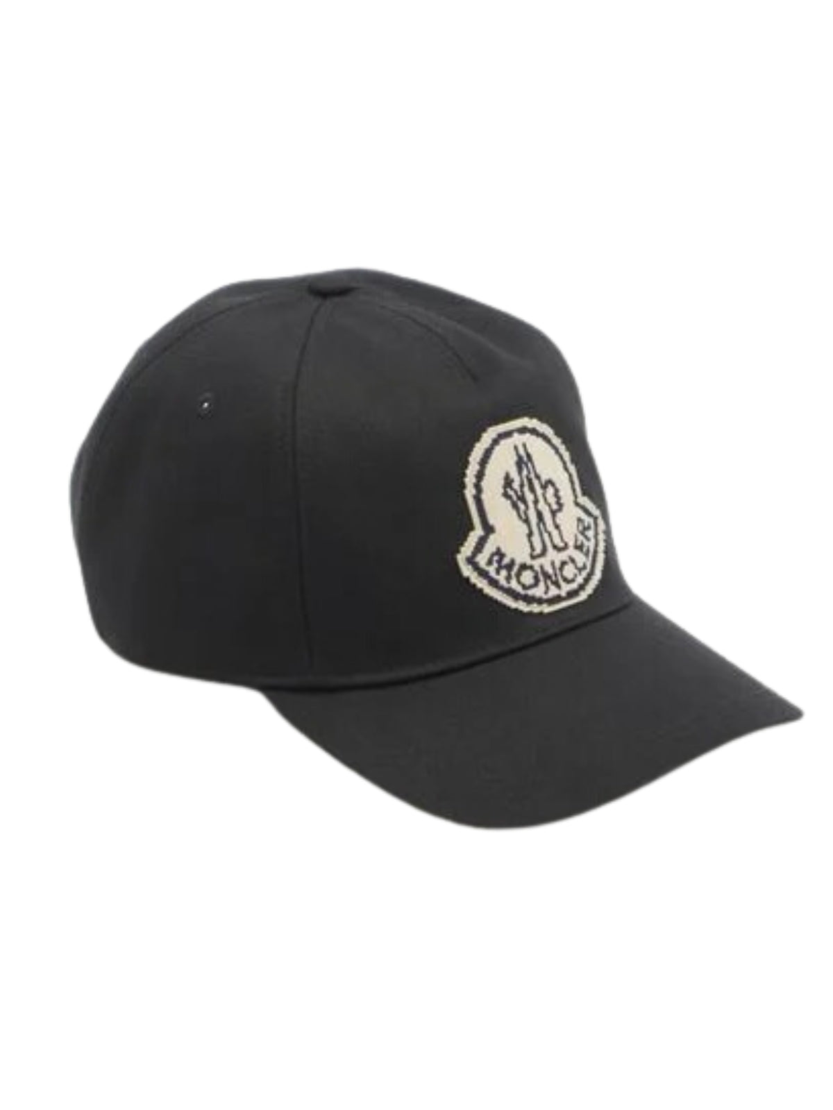 Moncler Cap Baseball Logo Black-White