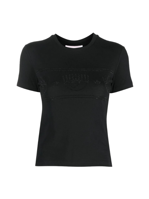 Chiara Ferragni T-Shirt Ladies Eyes Black