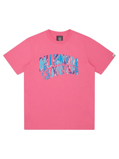 Billionaire Boys Club T-Shirt Camo Arch Logo Pink