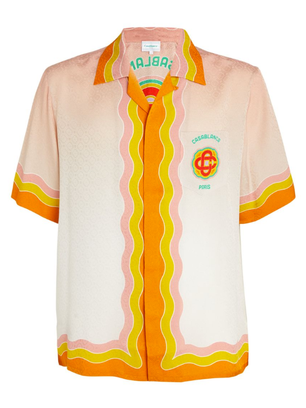 Casablanca Shirt Rainbow Mongram