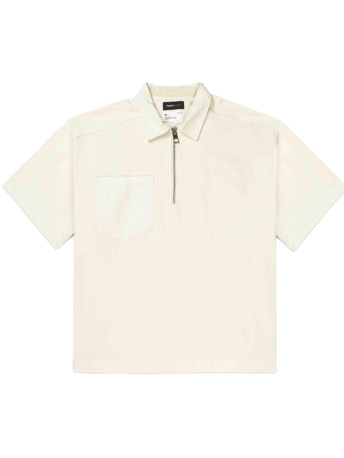 Purple Golfer Oversize Zip Ivory