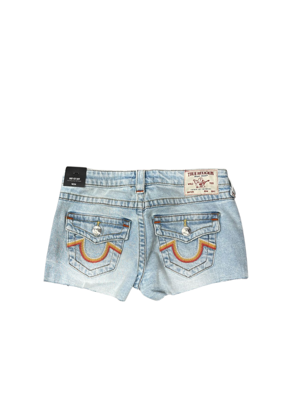 True Religion Shorts Ladies Luminous Night Blue