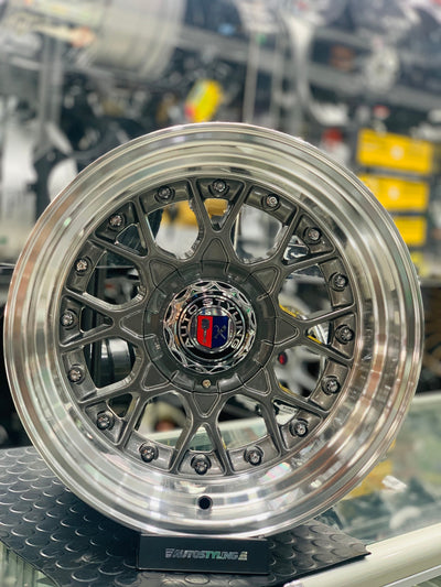 15'' AS- RC2 GUNMETAL   4/100 4/114 WHEELS