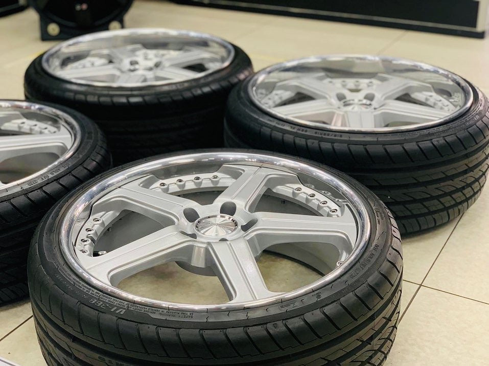 19” traffic star split wheel combo