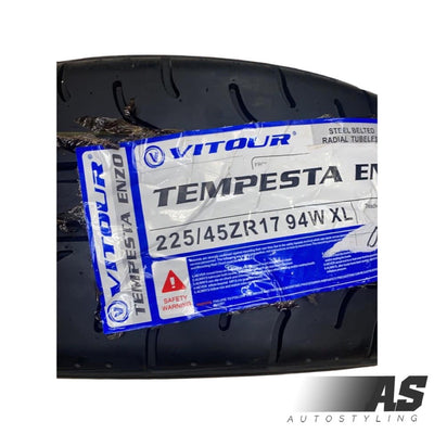 225/45/17 VITOUR TEMPESTA ENZO SEMI SLICKS