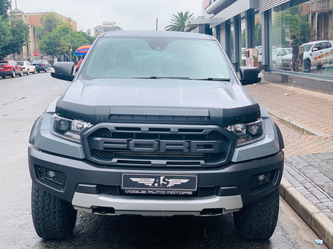 FORD RANGER T7 GRAVEL GUARD MATT BLACK