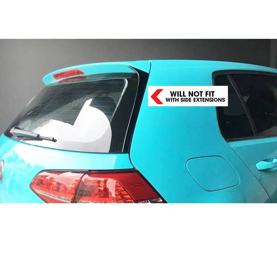 VW GOLF MK 7 TSI ASPEC BOOT SPOILER BLACK